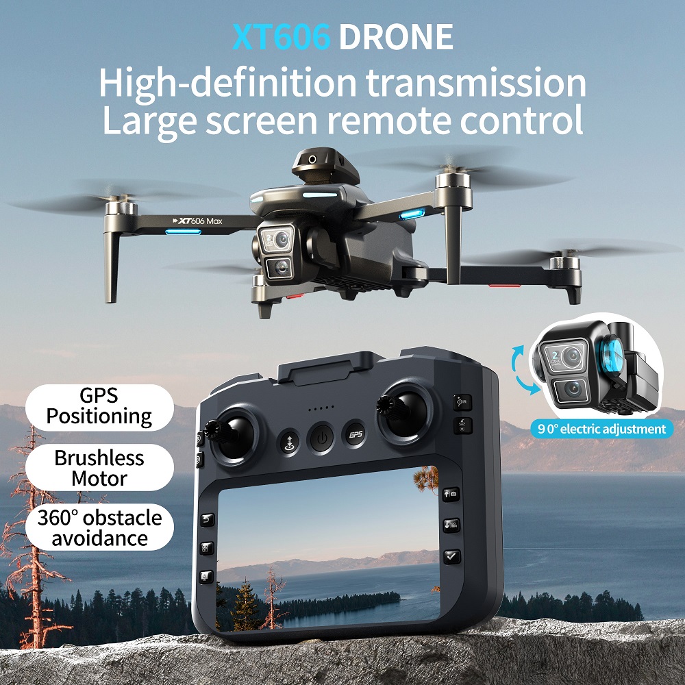 Drone XT606 MAX 3 batteries, c - Drone Kit With Camera avis et prix